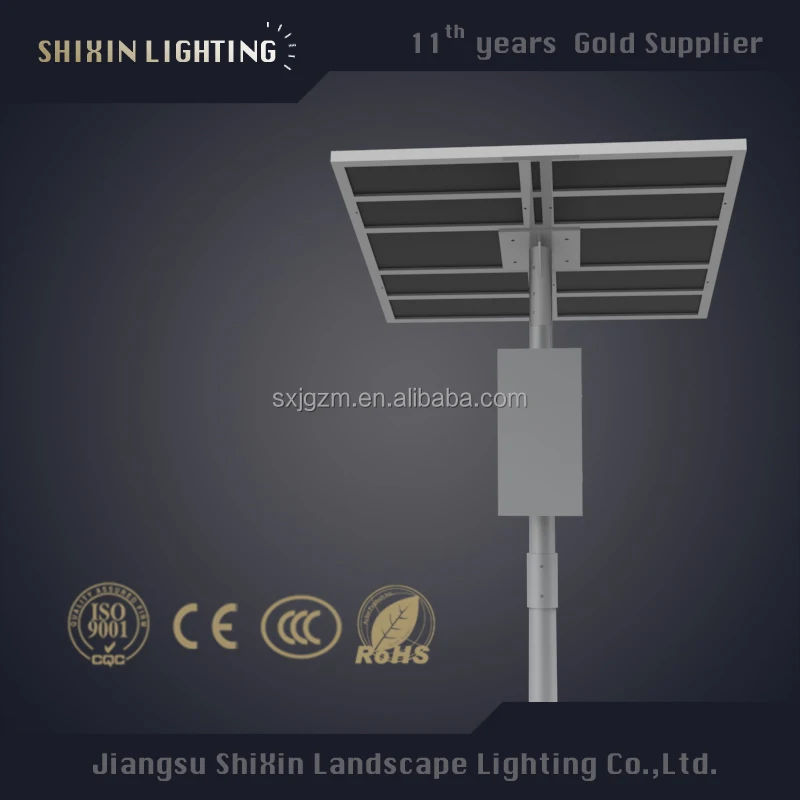 wireless track 150w solar lighting remote control pole mount light street light