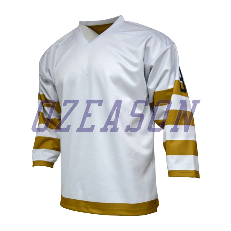 China Manufacturer Customized Men Sublimation Ice Hockey Uniform Cheap Blank Hockey Jersey