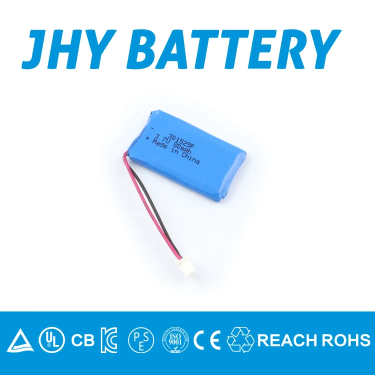 3.7v 2000mAh 605060 GPS long cycle life li-polymer battery with UL CE CB KC ROHS REACH IEC62133 UN38.3