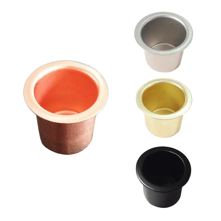 Weddings Tea Light Candle Cup Holders Low Cost Steel for Home Decoration Christmas Candlestick Holder Car Magnet Menorah 0.5mm