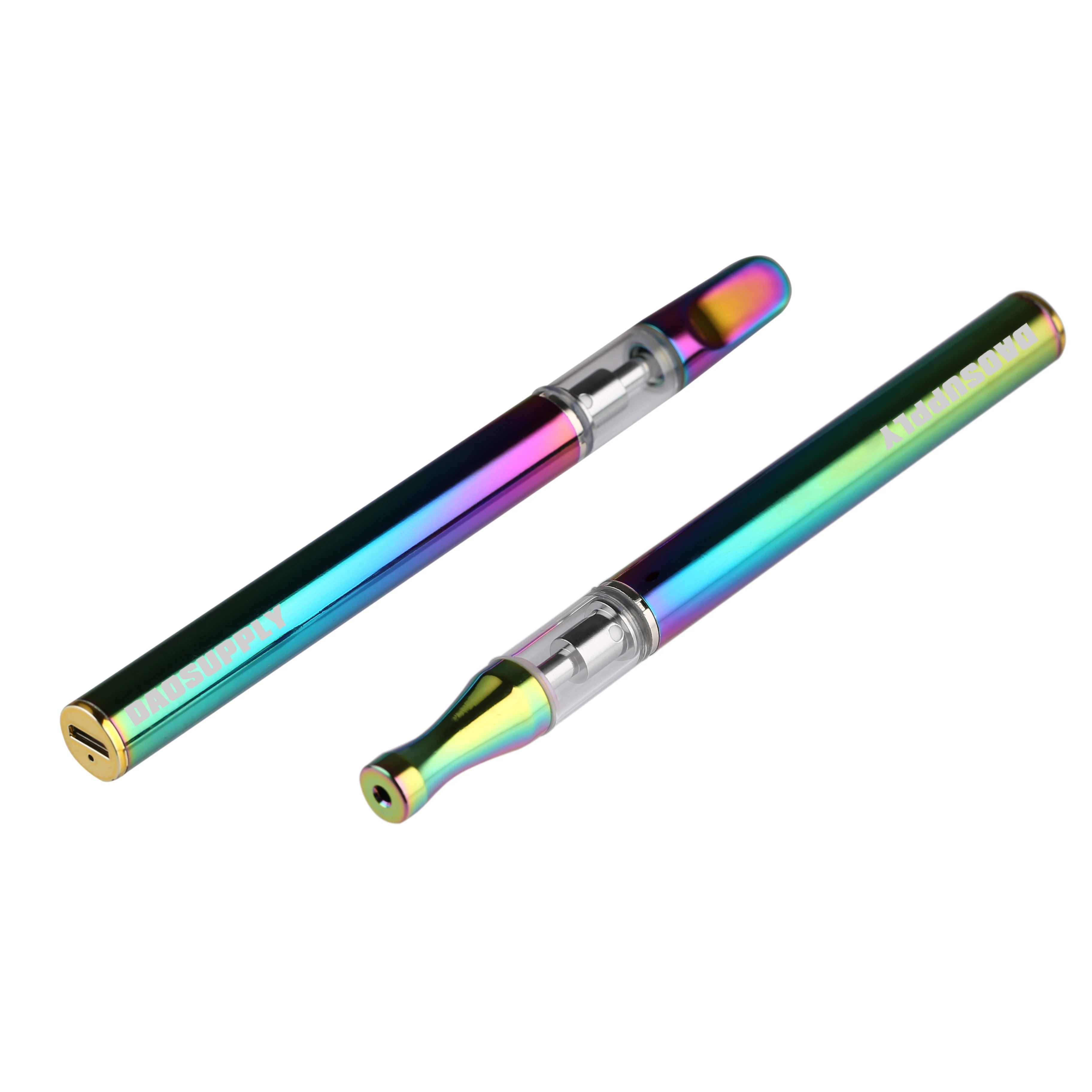 
Custom print disposable vape pen with 0.5ml/1ml cbd cartridge 