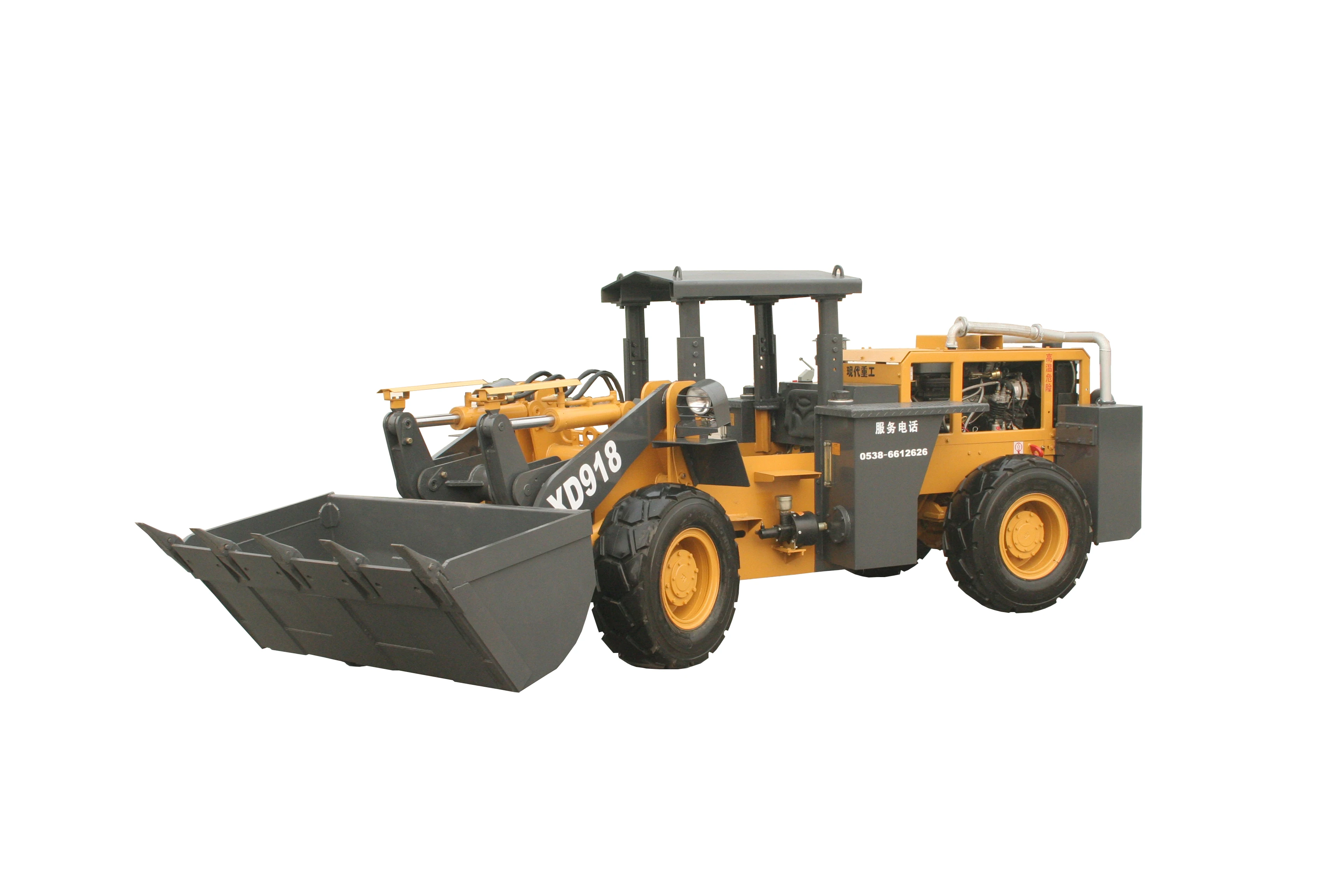 Chinese  Low Type XD918  Underground mining loader