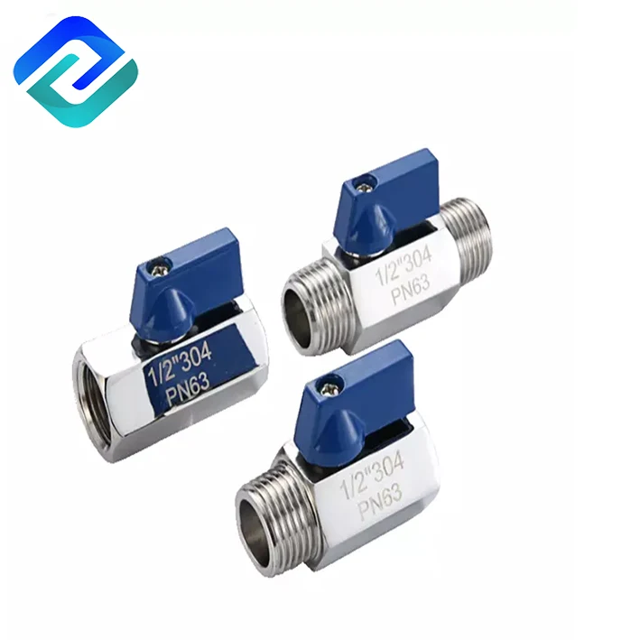 Шаровой мини-клапан из нержавеющей стали 304/316