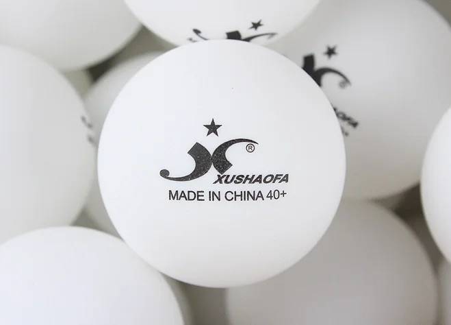 original xushaofa PP seamless plastic 40+ match Ping pong ball 3 star table tennis balls