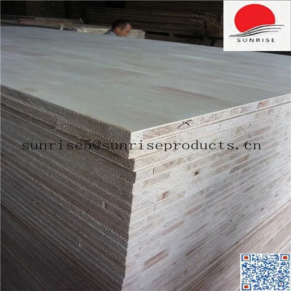 4*8 oak veneer paulownia/Malacca/poplar core blockboard square