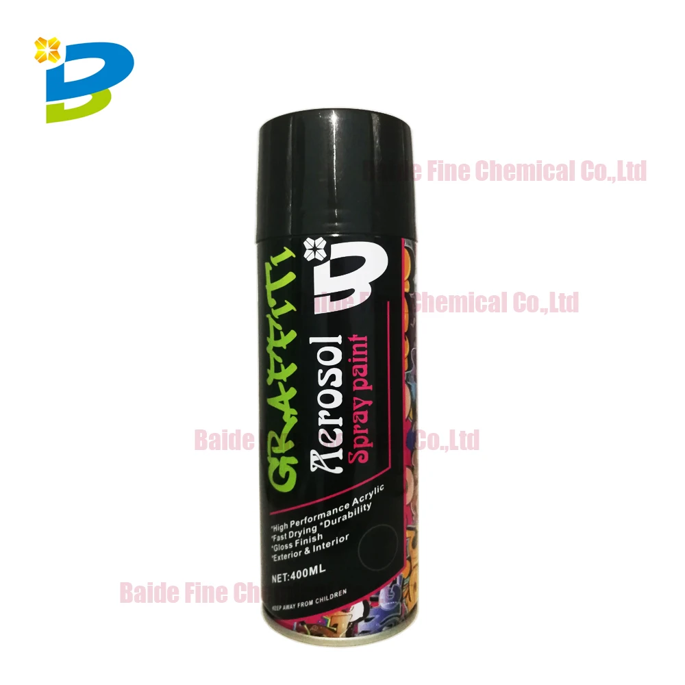 
Graffiti Art Lacquer Spray Paint 400ml For Indoor Outdoor Decoration 