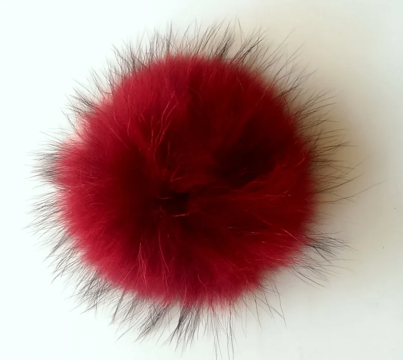 13-22CM hot-selling raccoon fur ball garments accessories shoes & accessories, raccoon fur pom poms