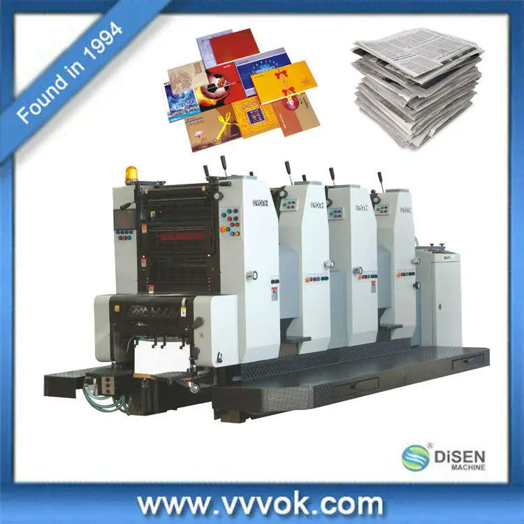 High speed 4 color offset printer sale 4-colour offset printing machine