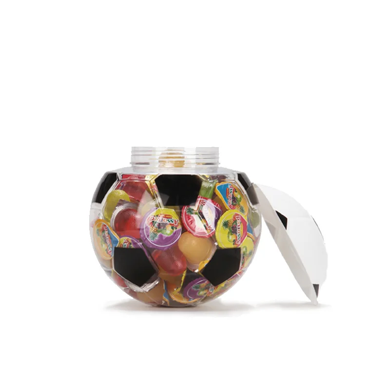 Assorted Fruit Jello Mini Jelly Cup In Soccer Ball Gift Bag