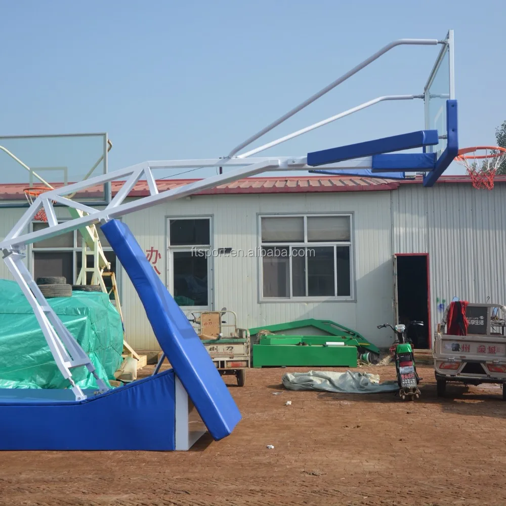 Hot Sale Portable Height Adjustable Manual hydraulic basketball hoop