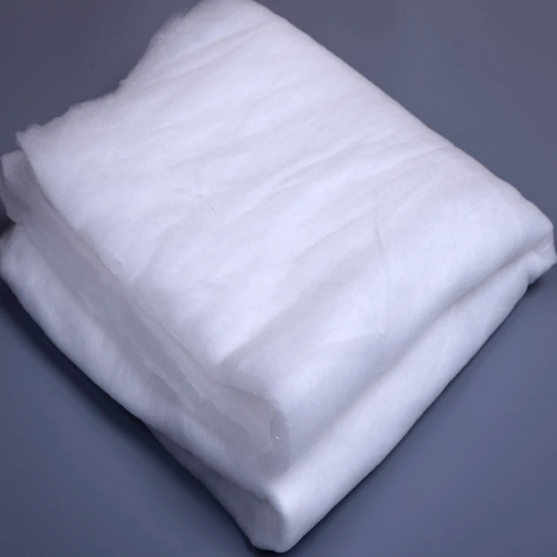 
40g to 300g High Loft Washable Silk Like Polyester Cotton Filling 