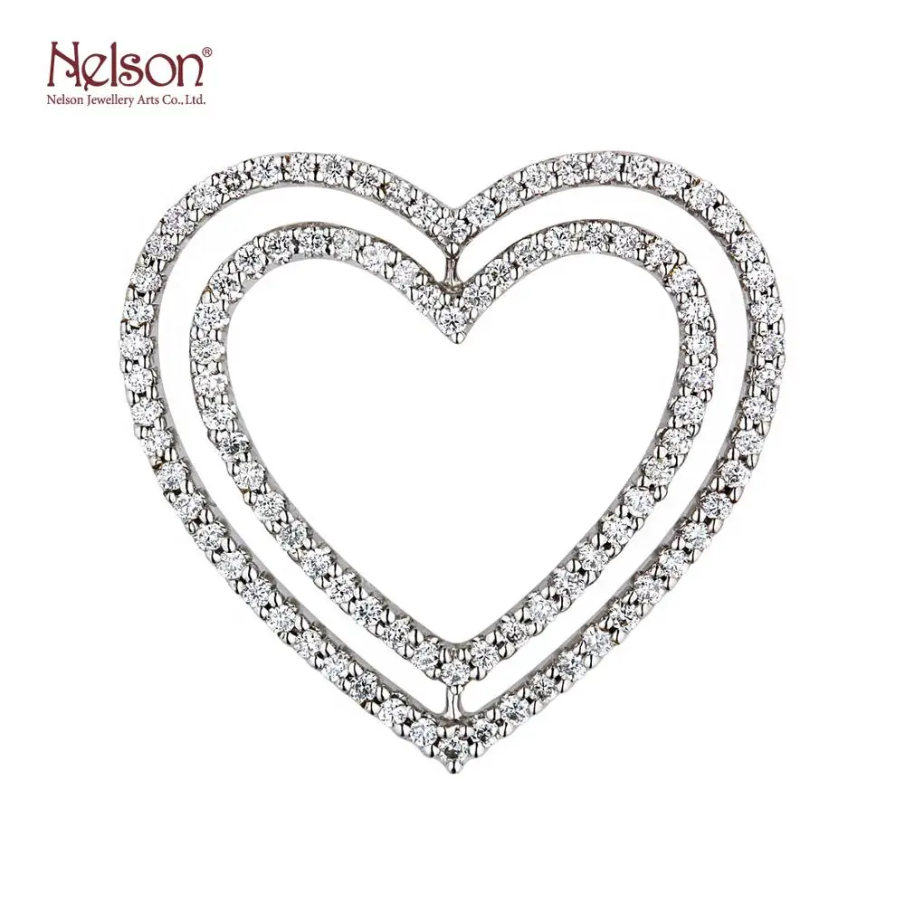 
Zero risk Wholesale price Latest Gold Plated Engagement 18K White Yellow Rose Gold Bijoux Themed Pendants Gifts For Women 