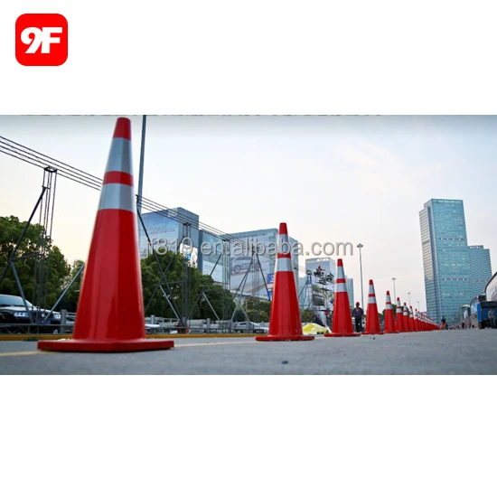 Flowing base mini traffic cone safety cones