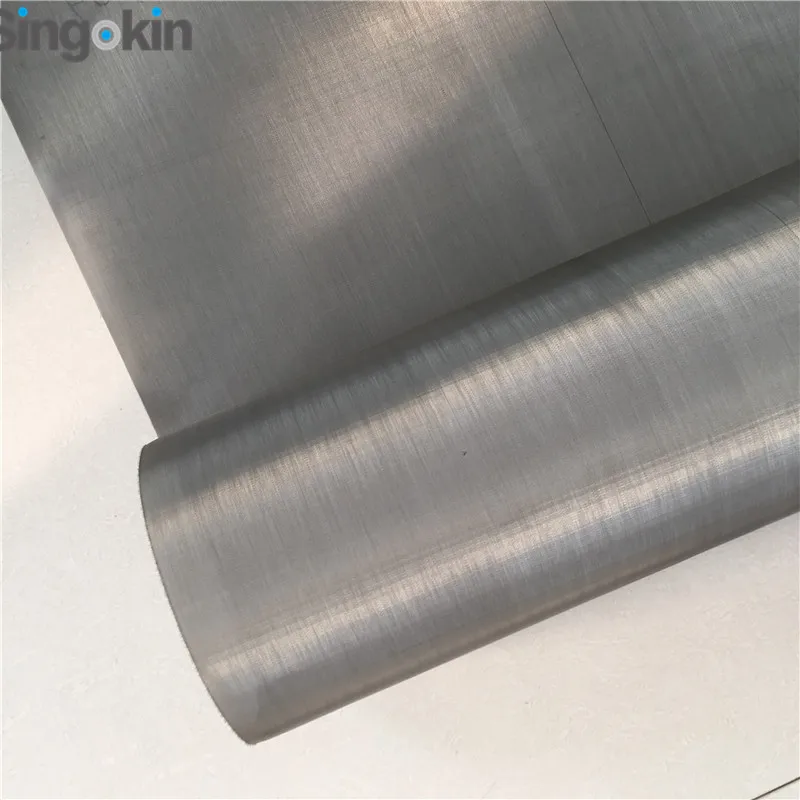 5 10 20 30 40 50 micron SUS 304 316 316L plain Dutch weave Stainless steel wire mesh price