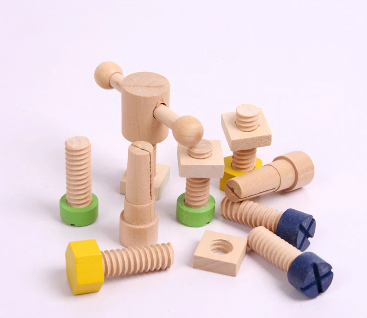 
Wooden tool box for boys play house toy box funny preschool toy 