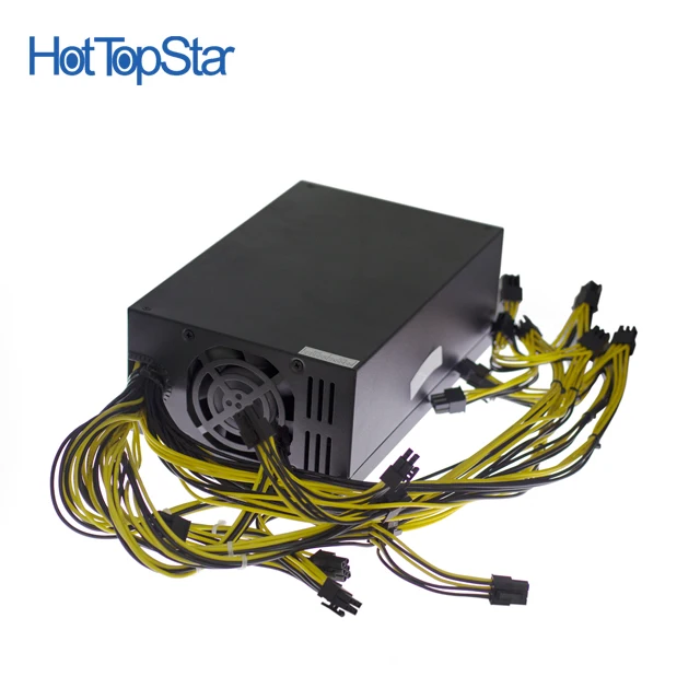 High Quality 2000W 8 Card Modular PSU  For Server Caser ATX Power Supply