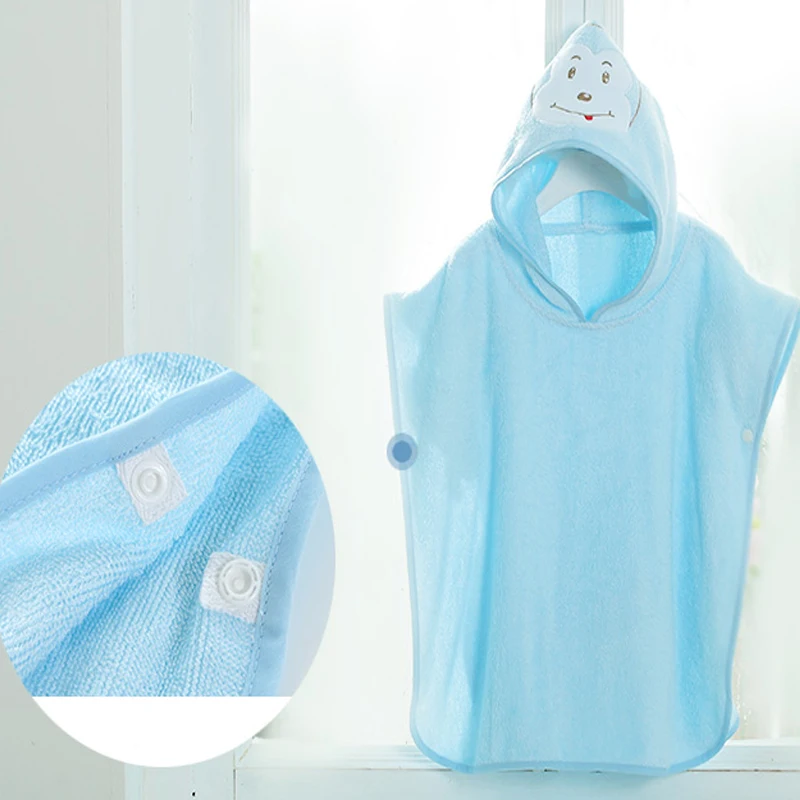 Chinese factory Bamboo children cape bathrobe With cap