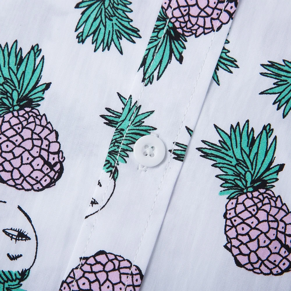 European and american sizes casual fashion baumwolle cotton beach shirt white men man in stock