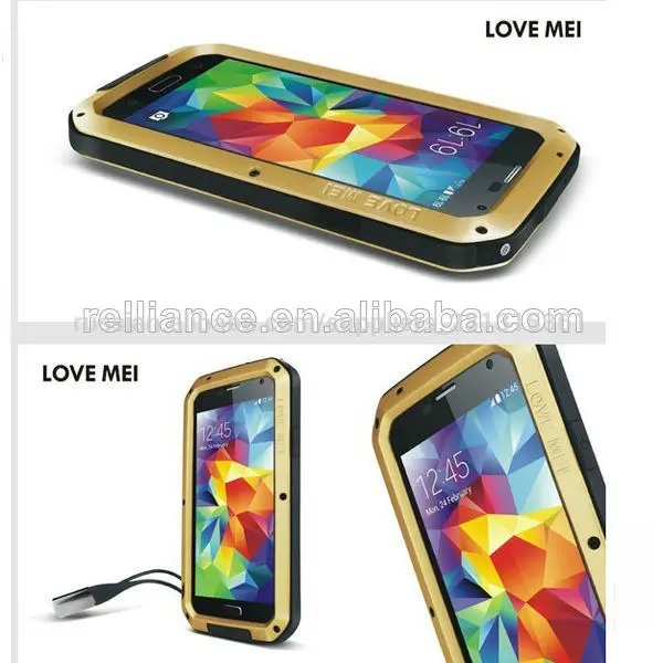 любовь мэй случаи сотового телефона оптовая непромокаемый чехол для samsung галактики s5 i9600 розничная коробка