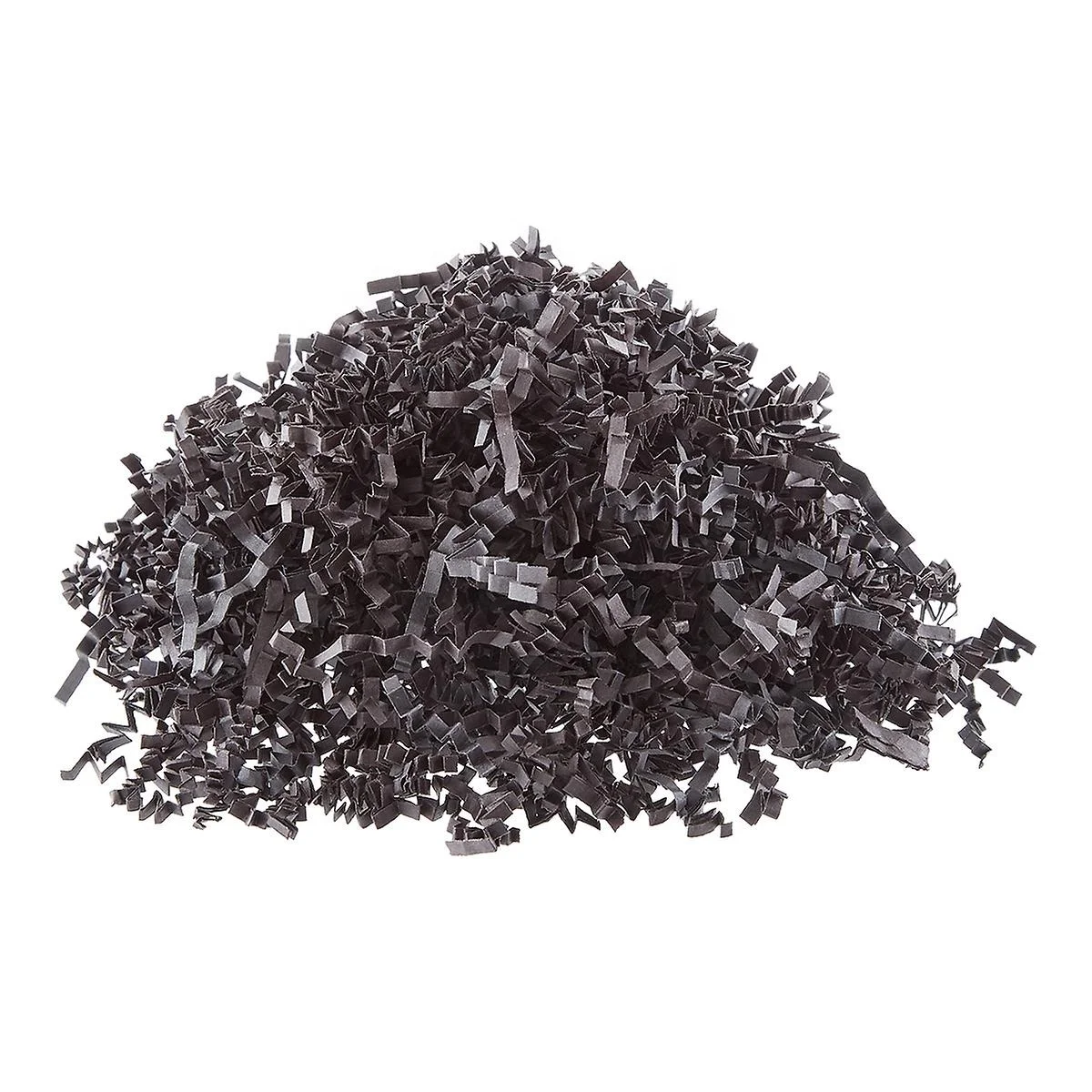 
Black crinkle cut paper shreds, great to use for basket filler, gift packaging, and craft projects. 