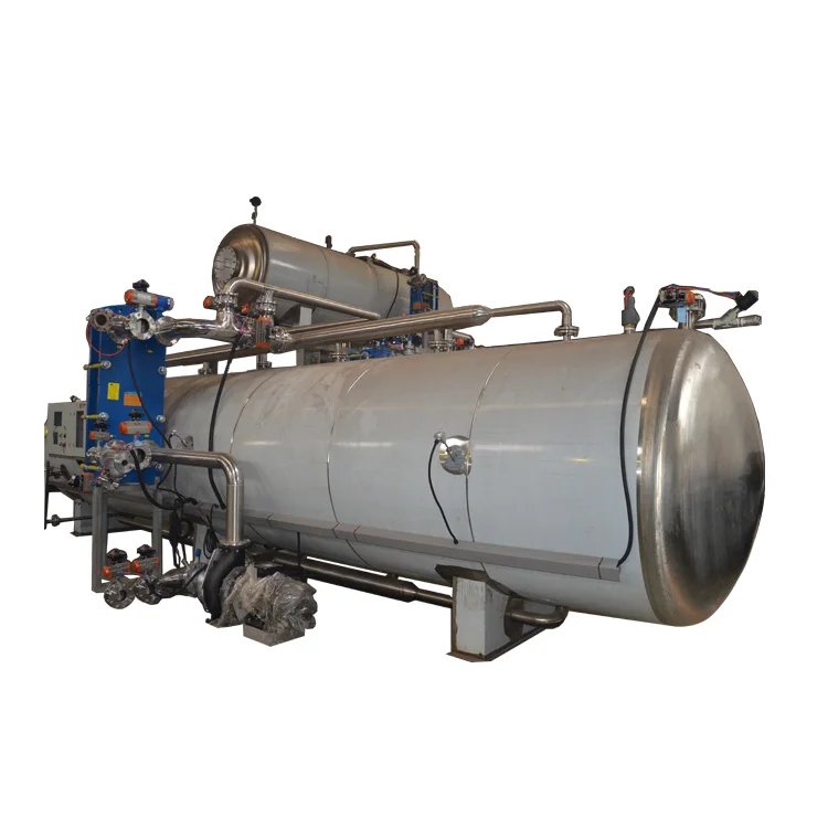 High pressure food processing retort / horizontal steam sterilizer / autoclave
