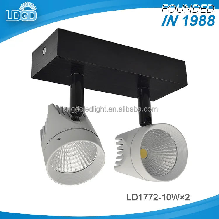 В китае завод по производству 10 Вт * 2 проекта освещение следа 20 Вт cob светодиодный tracklight