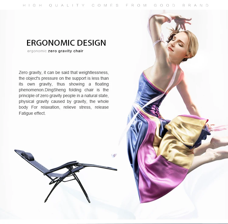 
Zero Gravity Reclining Leisure Lounge Chair With Cushion And Cup Holder 