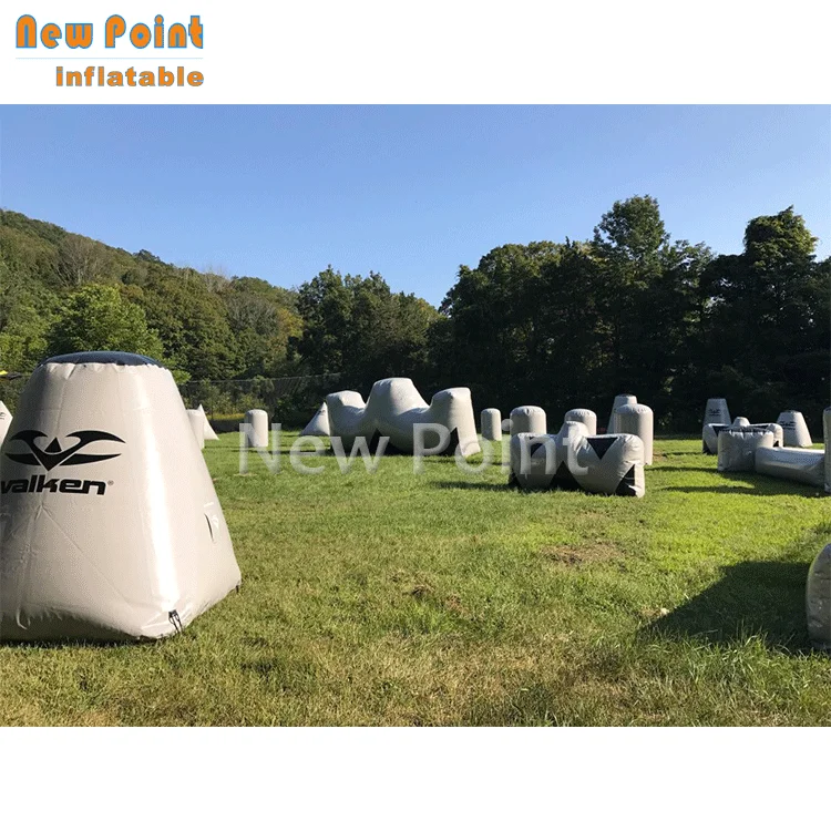 Guangzhou inflatable bunker area paintball inflatable field for adult
