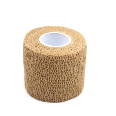 Disposable Self Adhesive Cohesive Elastic Bandage With colorful For Sport and Patient
