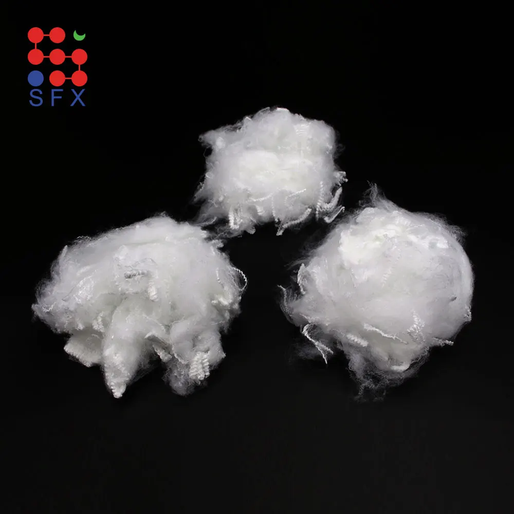 Cheap polyester staple fiber for Pillow and sofa padding pearl wool etc
