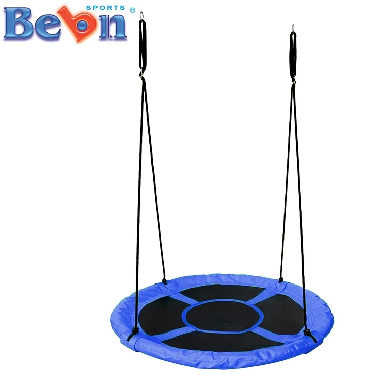 Outdoor tree swing, children round swing trampoline swing