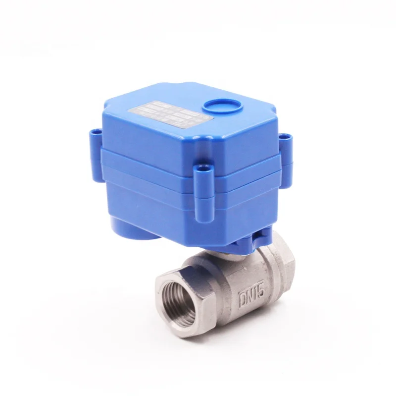 electric water brass ball control valve 2 wire 3 wire 5 wire electric motor operated control valve