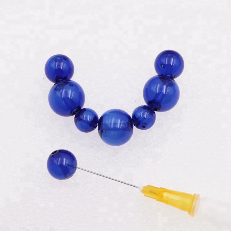 8mm Round Blue Glass Beads 10mm Pinhole Cobalt Crystal Beads 12mm Hollow Aroma Diffuse Ball 14mm Sapphire Loose Beads