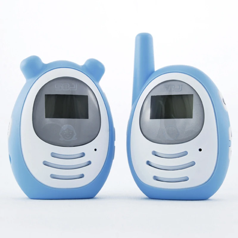 Digital Audio Baby Monitor with Temperature Sensor, Two-way and Talkback Intercom System, up to 1,000ft Extended Range