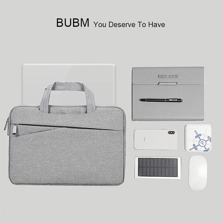 BUBM Wholesale Promotion Fashionable Large Capacity Business Briefcase Laptop Bags For Men