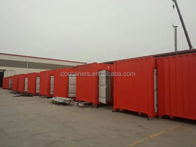 China shutter door storage container 20ft 40ft shipping container