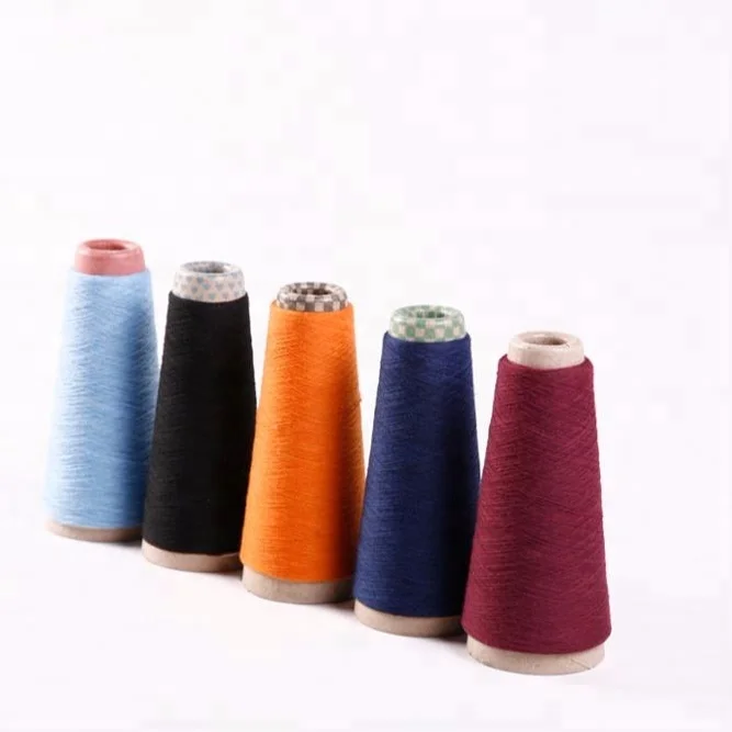 100% POLYESTER DYED SPUN YARN