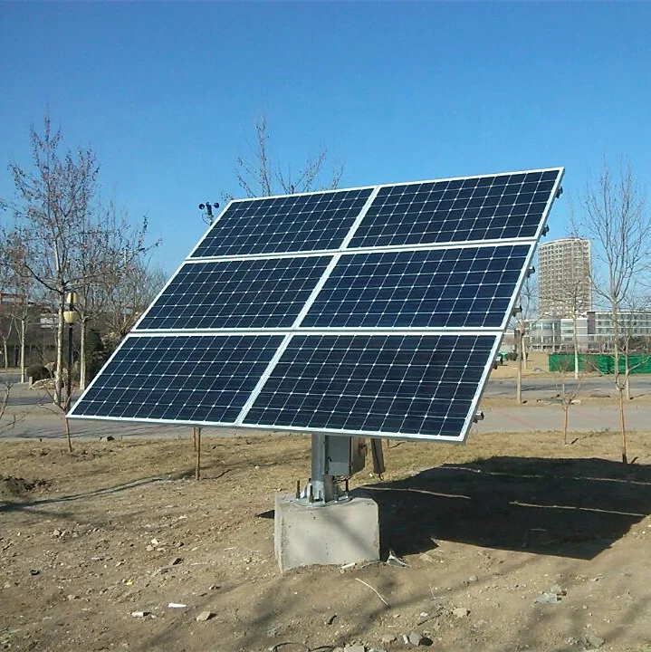 Коммерческий горячий оцинкованный кронштейн маленький двойной осевой Солнечный трекер