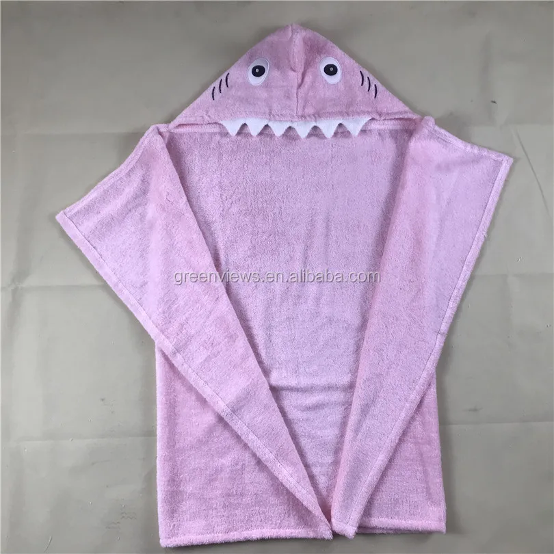 High quality cotton soft hooded bamboo towels baby hoodie towel