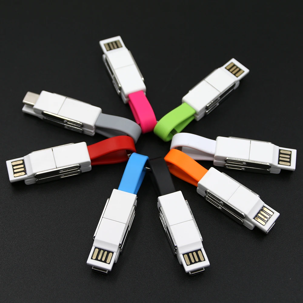 
Phone Accessories Mobile Mini 4 in 1 otg 3.0 magnetic charge usb cable 