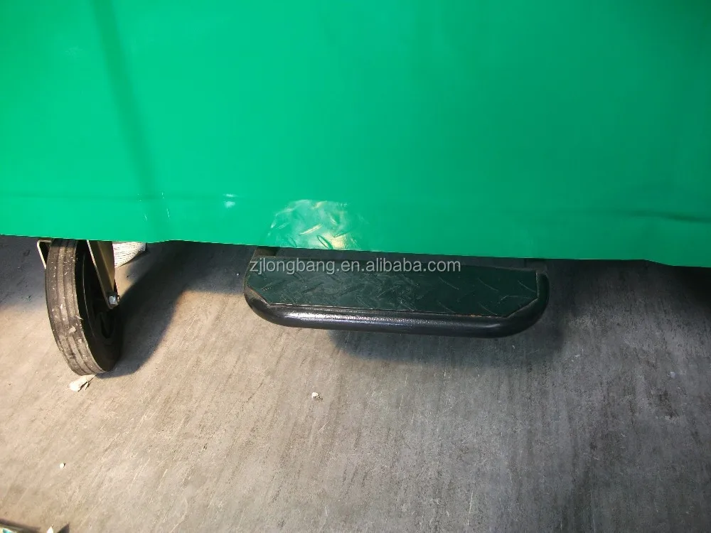 660L en plastique poubelle des dechets et ordures bin HDPE EN840 100% new material outdoor large garbage container UV protection