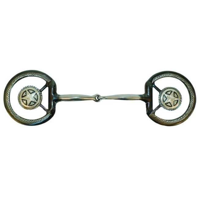 Оборудование для верховой езды, бит для лошадей из черной стали с гравировкой плоских колец
