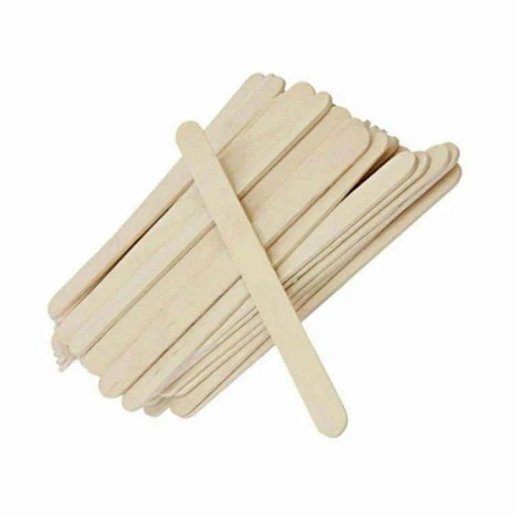 Custom disposable medical sterile wooden tongue depressor wax applicator sticks with CE for sale