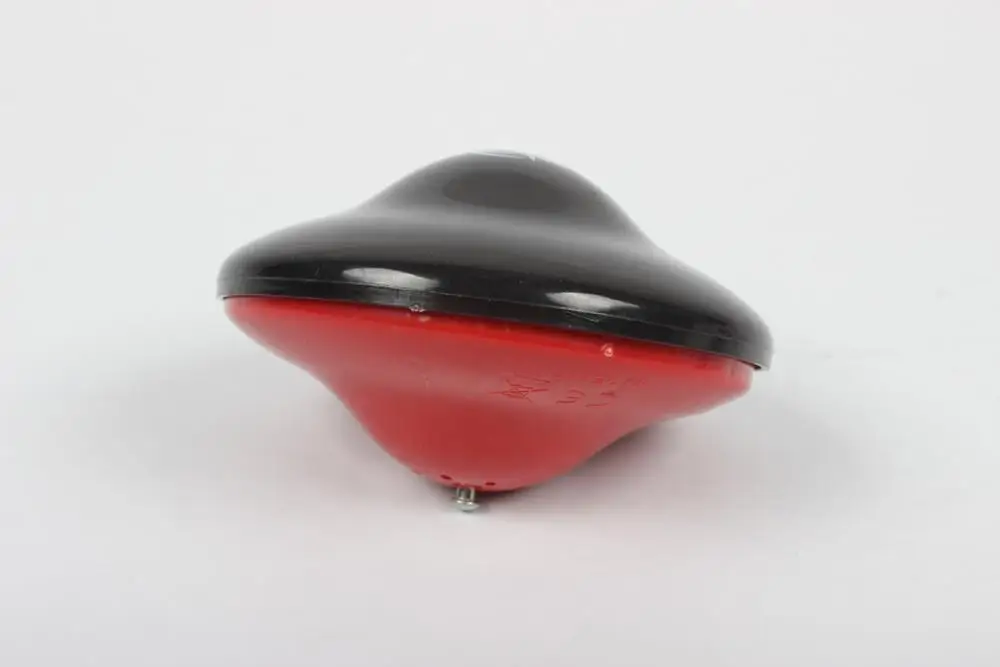 LED Flashing light and music plastic football mini spinning top toy