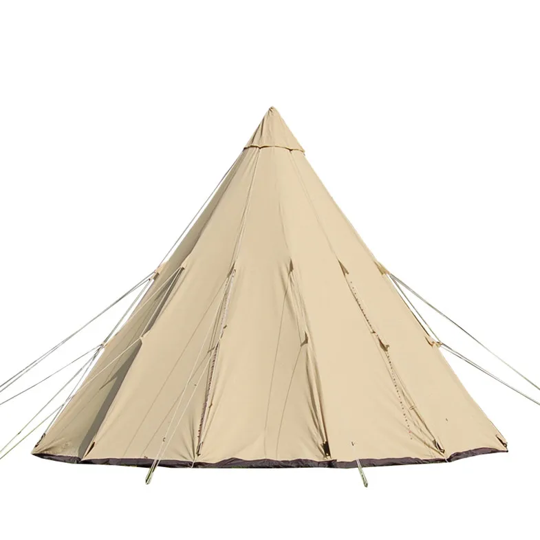 Luxury 5 Meter Tipi Tent Outdoor Large Glamping Camping Teepee tent for sale