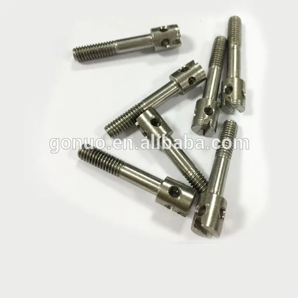 Custom M6 screw SS capstan screw seal screw for electric meter accessories