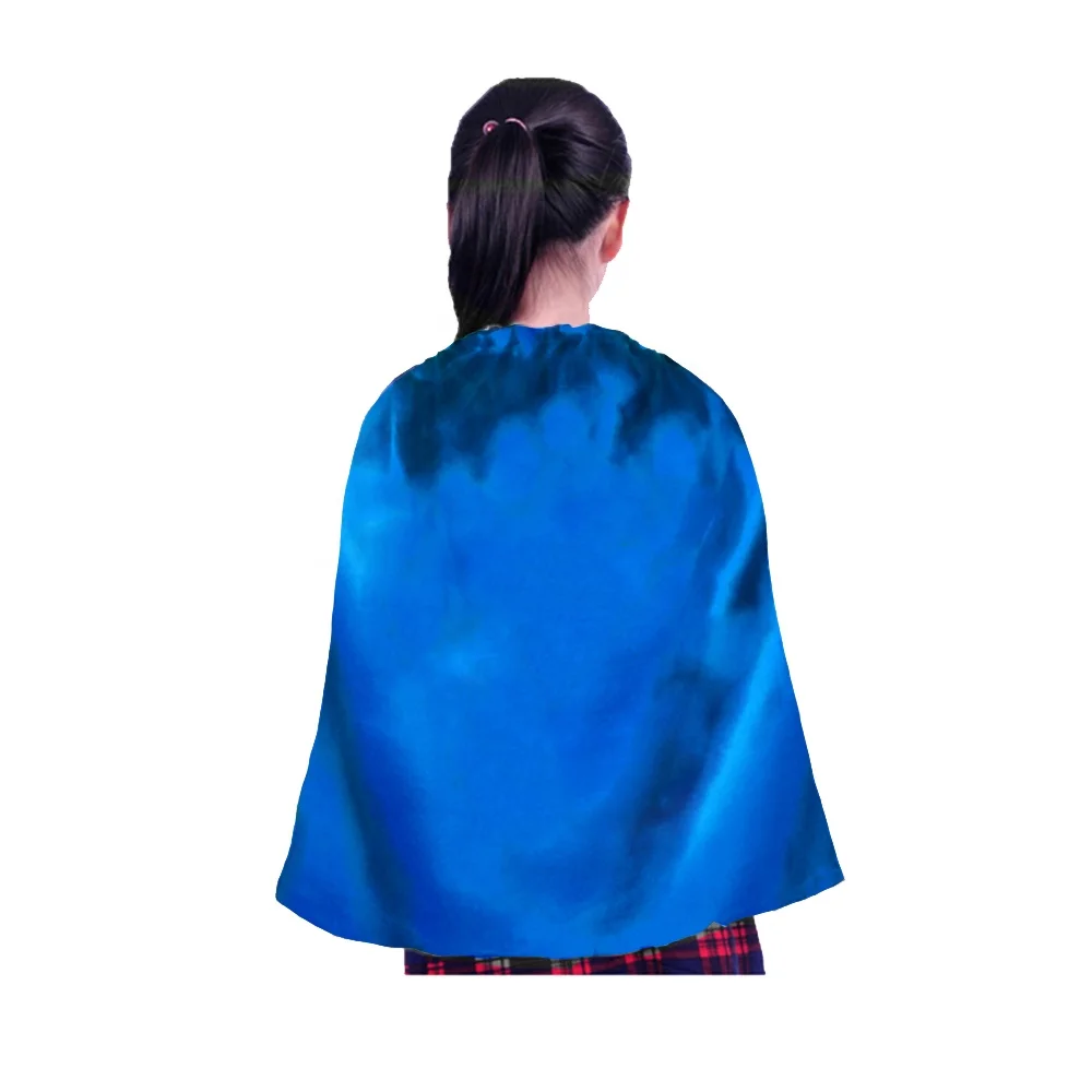 Custom Logo Printed Fancy Dress Cape Costume for Kids Children Party