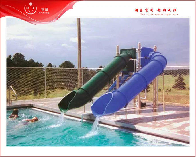 CE Certificate Proved Playground Swimming Pool Water Tube Slide for Sale