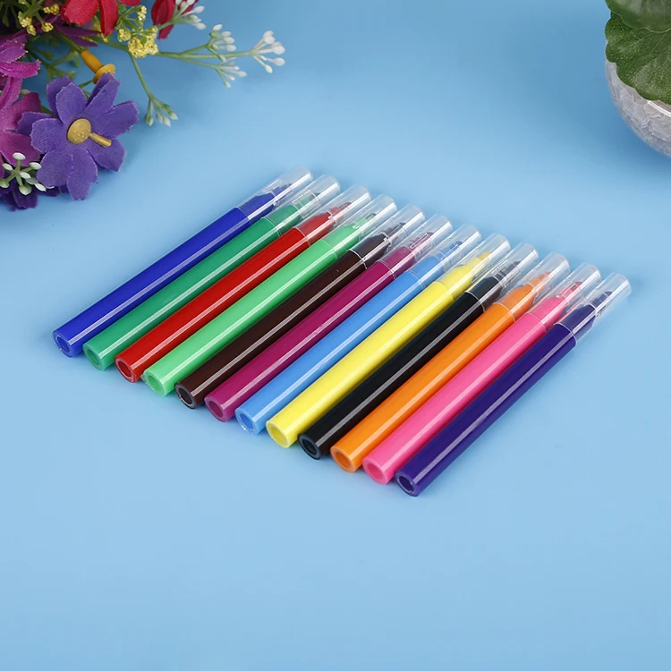 Factory direct sale mini water color pen high quality cheap watercolor pen set for children writing and drawing