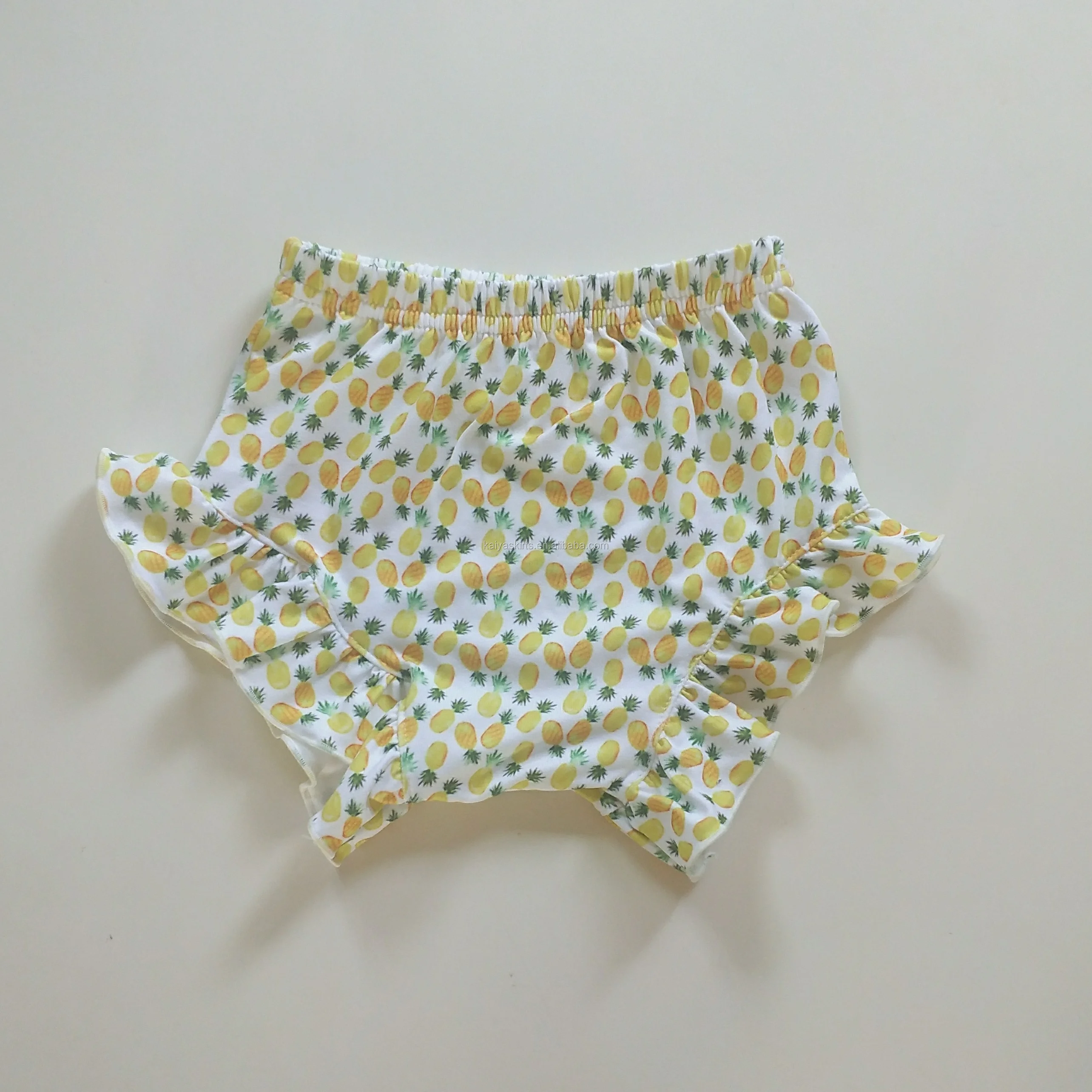 OEM Wholesale Multiple Colors Shorts Baby Ruffle Bummies Girls Clothing Set